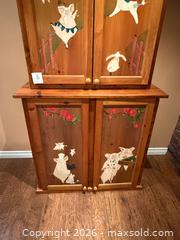 MaxSold Auction: Painted Wooden Cabinet - Collingwood (Ontario, Canada) SELLER MANAGED Downsizing Online Auction - Chamberlain Crescent