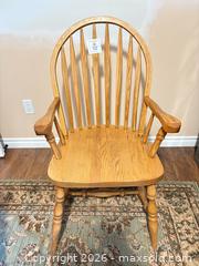 MaxSold Auction: Solid Oak Windsor Dining Chair - Collingwood (Ontario, Canada) SELLER MANAGED Downsizing Online Auction - Chamberlain Crescent