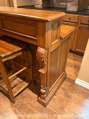 MaxSold Auction: Solid Wood Bar & Bar Stools - Collingwood (Ontario, Canada) SELLER MANAGED Downsizing Online Auction - Chamberlain Crescent