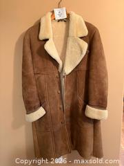 MaxSold Auction: Vintage Knight Tailors Ltd. Shearling Sheepskin Coat  - Collingwood (Ontario, Canada) SELLER MANAGED Downsizing Online Auction - Chamberlain Crescent