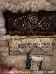 MaxSold Auction: Vintage Knight Tailors Ltd. Shearling Sheepskin Coat  - Collingwood (Ontario, Canada) SELLER MANAGED Downsizing Online Auction - Chamberlain Crescent