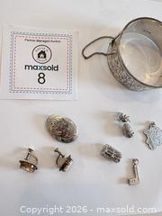 MaxSold Auction: Vintage Sterling Silver jewelry and charms.  - Collingwood (Ontario, Canada) SELLER MANAGED Downsizing Online Auction - Chamberlain Crescent