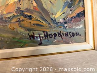 MaxSold Auction: W.J. Hopkinson Original Oil Painting - Collingwood (Ontario, Canada) SELLER MANAGED Downsizing Online Auction - Chamberlain Crescent