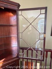 MaxSold Auction: Wood & Glass Corner China Cabinet - Collingwood (Ontario, Canada) SELLER MANAGED Downsizing Online Auction - Chamberlain Crescent