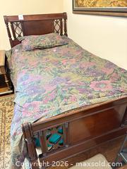MaxSold Auction: Wood Twin Bed Frame - Collingwood (Ontario, Canada) SELLER MANAGED Downsizing Online Auction - Chamberlain Crescent