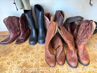 MaxSold Auction: Vintage leather cowboy boots  - Mississauga (Ontario, Canada) PARTNER MANAGED Estate Sale Online Auction - Thorn Lodge Drive