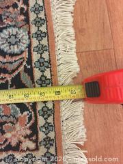 MaxSold Auction: 5' x 8' Rectangular Area Rug - Rust/Orange, Light Blue, Navy, Cream - Mckinney (Texas, USA) PARTNER MANAGED Downsizing Online Auction -  Pelican Hills Drive