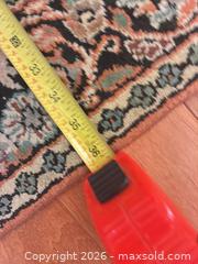 MaxSold Auction: 5' x 8' Rectangular Area Rug - Rust/Orange, Light Blue, Navy, Cream - Mckinney (Texas, USA) PARTNER MANAGED Downsizing Online Auction -  Pelican Hills Drive