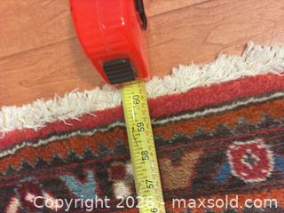 MaxSold Auction: Hand-Knotted Persian Area Rug, 3.5 x 5 ft, Red Multi-Color - Mckinney (Texas, USA) PARTNER MANAGED Downsizing Online Auction -  Pelican Hills Drive