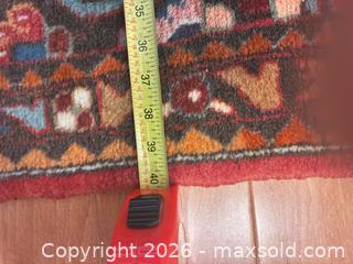 MaxSold Auction: Hand-Knotted Persian Area Rug, 3.5 x 5 ft, Red Multi-Color - Mckinney (Texas, USA) PARTNER MANAGED Downsizing Online Auction -  Pelican Hills Drive