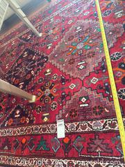 MaxSold Auction: Red Persian/Oriental Geometric Wool Area Rug 5' x 8' - Mckinney (Texas, USA) PARTNER MANAGED Downsizing Online Auction -  Pelican Hills Drive