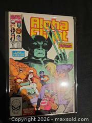 MaxSold Auction: Alpha Flight Marvel Comics Lot — 1980s Single Issues - Hamilton (Ontario, Canada) SELLER MANAGED Downsizing Online Auction - Alderney Avenue