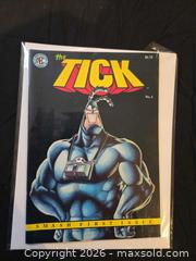 MaxSold Auction: The Tick Comic Book Lot - Single Issues, Multiple Issues - Hamilton (Ontario, Canada) SELLER MANAGED Downsizing Online Auction - Alderney Avenue