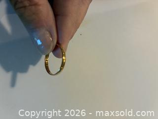 MaxSold Auction: 3 gold rings - Toronto (Ontario, Canada) SELLER MANAGED Downsizing Online Auction - Leacock Crescent