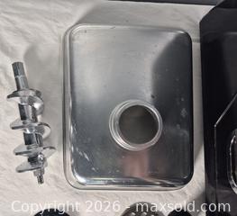 MaxSold Auction: STX International Electric Meat Grinder with Accessories - Cypress (Texas, USA) PARTNER MANAGED Downsizing Online Auction - Woodworth Drive