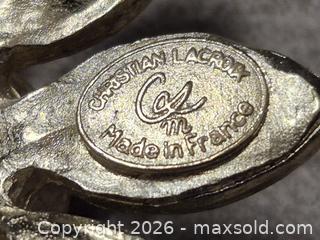 MaxSold Auction: Christian Lacroix Flower Brooch Made in France - Toronto (Ontario, Canada) PARTNER MANAGED Downsizing Online Auction - Mcadam Avenue
