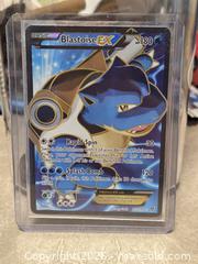 MaxSold Auction: Pokemon Blastoise EX XY Full Art Card Mint/Pack Fresh 142/146 - Toronto (Ontario, Canada) PARTNER MANAGED Downsizing Online Auction - Mcadam Avenue