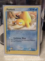 MaxSold Auction: Pokemon Psyduck Sandstorm Reverse Holo Card NM 73/100 - Toronto (Ontario, Canada) PARTNER MANAGED Downsizing Online Auction - Mcadam Avenue