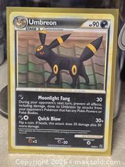 MaxSold Auction: Pokemon Umbreon Undaunted 10/90 Card LP - Toronto (Ontario, Canada) PARTNER MANAGED Downsizing Online Auction - Mcadam Avenue