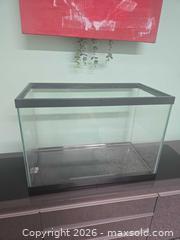 MaxSold Auction: Glass Aquarium Fish Tank 24 x 12.5 x 14 in, Black Trim - Vancouver (British Columbia, Canada) PARTNER MANAGED Estate Sale Online Auction - East Hastings Street