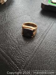 MaxSold Auction: Men's Gold-Plated Signet Ring with Black Onyx, Size 11 - Vancouver (British Columbia, Canada) PARTNER MANAGED Estate Sale Online Auction - East Hastings Street