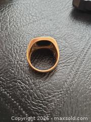 MaxSold Auction: Men's Gold-Plated Signet Ring with Black Onyx, Size 11 - Vancouver (British Columbia, Canada) PARTNER MANAGED Estate Sale Online Auction - East Hastings Street