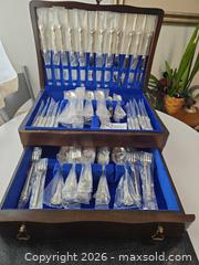 MaxSold Auction: unopened / unused Birks Sterling Silver Rococo Full Flatware Set, 60–70 pcs - Vancouver (British Columbia, Canada) PARTNER MANAGED Estate Sale Online Auction - East Hastings Street