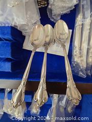 MaxSold Auction: unopened / unused Birks Sterling Silver Rococo Full Flatware Set, 60–70 pcs - Vancouver (British Columbia, Canada) PARTNER MANAGED Estate Sale Online Auction - East Hastings Street
