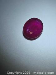 MaxSold Auction: Natural blood red Ruby  - Hamilton (Ontario, Canada) PARTNER MANAGED Reseller Online Auction - Brentwood Drive