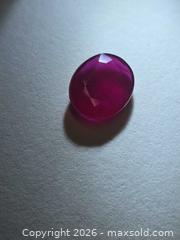 MaxSold Auction: Natural blood red Ruby  - Hamilton (Ontario, Canada) PARTNER MANAGED Reseller Online Auction - Brentwood Drive