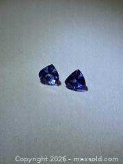 MaxSold Auction: Natural flawless high quality Tanzanite pair  - Hamilton (Ontario, Canada) PARTNER MANAGED Reseller Online Auction - Brentwood Drive