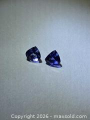 MaxSold Auction: Natural flawless high quality Tanzanite pair  - Hamilton (Ontario, Canada) PARTNER MANAGED Reseller Online Auction - Brentwood Drive