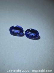MaxSold Auction: Natural flawless Tanzanite pair  - Hamilton (Ontario, Canada) PARTNER MANAGED Reseller Online Auction - Brentwood Drive