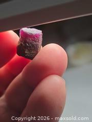MaxSold Auction: Very Rare big untreated! Blood red Ruby crystal - Hamilton (Ontario, Canada) PARTNER MANAGED Reseller Online Auction - Brentwood Drive