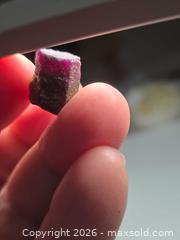 MaxSold Auction: Very Rare big untreated! Blood red Ruby crystal - Hamilton (Ontario, Canada) PARTNER MANAGED Reseller Online Auction - Brentwood Drive