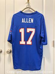 MaxSold Auction: Buffalo Bills #17 Allen Royal Blue Jersey XL  - Ogden (New York, USA) SELLER MANAGED Downsizing Online Auction - West Avenue