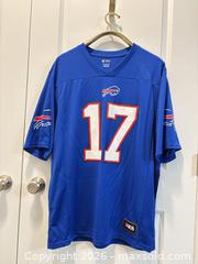 MaxSold Auction: Buffalo Bills #17 Allen Royal Blue Jersey XL  - Ogden (New York, USA) SELLER MANAGED Downsizing Online Auction - West Avenue