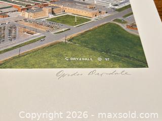 MaxSold Auction: 1997 Limited Edition Lithograph by C. Drysdale (appears) Avro arrow  - Ancaster (Ontario, Canada) SELLER MANAGED Downsizing Online Auction -  Galley Road