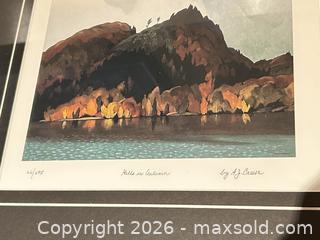 MaxSold Auction: A.J. Casson 'Hills in Autumn' Limited Edition Professionally Framed lithograph  - Ancaster (Ontario, Canada) SELLER MANAGED Downsizing Online Auction -  Galley Road