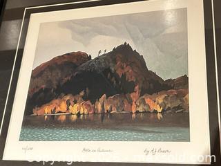 MaxSold Auction: A.J. Casson 'Hills in Autumn' Limited Edition Professionally Framed lithograph  - Ancaster (Ontario, Canada) SELLER MANAGED Downsizing Online Auction -  Galley Road