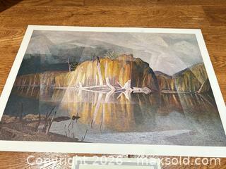 MaxSold Auction: Alfred Joseph Casson Landscape Art Print - Ancaster (Ontario, Canada) SELLER MANAGED Downsizing Online Auction -  Galley Road