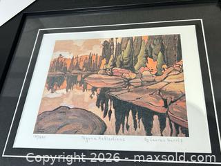 MaxSold Auction: Algoma Reflections — Lawren Harris lithograph Framed Print - Ancaster (Ontario, Canada) SELLER MANAGED Downsizing Online Auction -  Galley Road