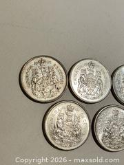 MaxSold Auction: Canada 50 Cent Silver Coins (1961–1965) Lot of 5 - Ancaster (Ontario, Canada) SELLER MANAGED Downsizing Online Auction -  Galley Road