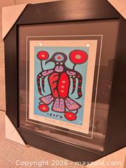 MaxSold Auction: Christian Morrisseau "Thunderbird" Limited Edition Professionally Framed Lithograph  - Ancaster (Ontario, Canada) SELLER MANAGED Downsizing Online Auction -  Galley Road