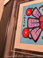 MaxSold Auction: Christian Morrisseau "Thunderbird" Limited Edition Professionally Framed Lithograph  - Ancaster (Ontario, Canada) SELLER MANAGED Downsizing Online Auction -  Galley Road