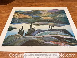 MaxSold Auction: Franklin Carmichael Mirror Lake Limited Edition lithograph 244/777 - Ancaster (Ontario, Canada) SELLER MANAGED Downsizing Online Auction -  Galley Road
