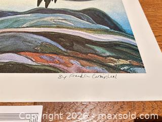 MaxSold Auction: Franklin Carmichael Mirror Lake Limited Edition lithograph 244/777 - Ancaster (Ontario, Canada) SELLER MANAGED Downsizing Online Auction -  Galley Road