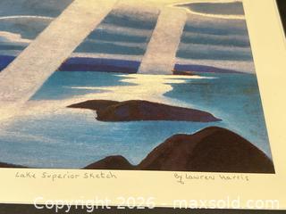MaxSold Auction: Lawren Harris "Lake Superior Sketch" Framed Limited Edition lithograph  - Ancaster (Ontario, Canada) SELLER MANAGED Downsizing Online Auction -  Galley Road