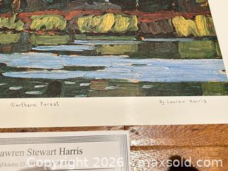 MaxSold Auction: Lawren Stewart Harris lithograph, 420/777 “Northern Forest “ - Ancaster (Ontario, Canada) SELLER MANAGED Downsizing Online Auction -  Galley Road
