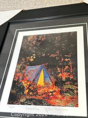 MaxSold Auction: Tom Thomson "Campfire" Limited Edition Professionally Framed lithograph - Ancaster (Ontario, Canada) SELLER MANAGED Downsizing Online Auction -  Galley Road